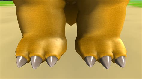 Bowsers Feet Close Up By Johnroberthall On Deviantart