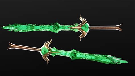 Artstation Bronze Emerald Sword