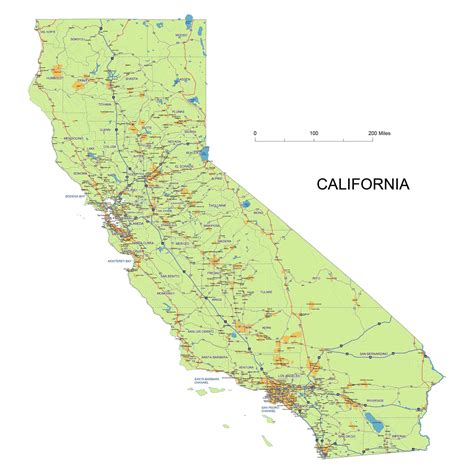 Lista Foto Mapa De Estados Unidos California Alta Definici N Completa K K