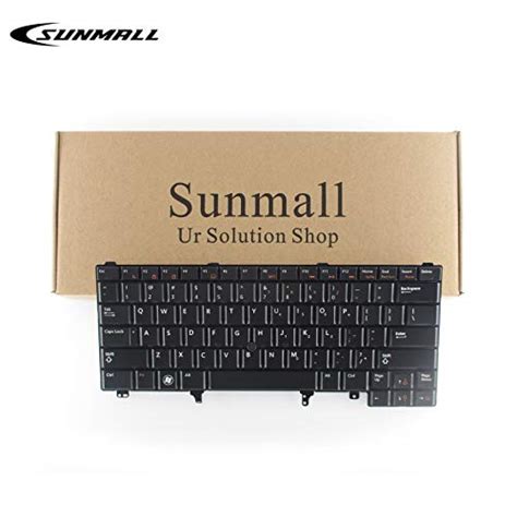 Sunmall Replacement Keyboard With Backlit Compatible With Dell Latitude