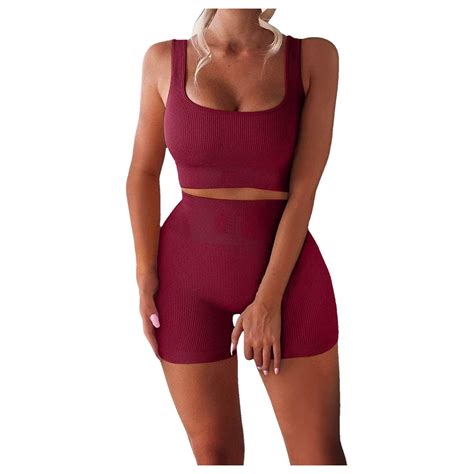 our featured products micoson womens seamless workout sets two piece exercise outfits ribbed