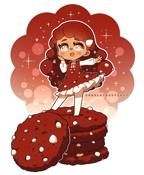 White Chocolate Chip Cookie By Vocaloid Mirai Cute Kawaii Drawings