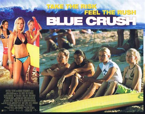 BLUE CRUSH Original Lobby Card Kate Bosworth Michelle Rodriguez Matthew Davis Moviemem