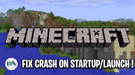 Maybe you would like to learn more about one of these? FIX Minecraft crash on startup / launch ! ( JAVA FIX ...