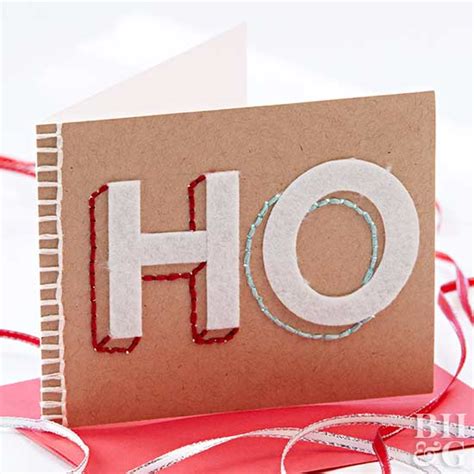 They're all trite messages, clichéd pictures, and cheesy greetings. Make Your Own Christmas Cards | Better Homes & Gardens