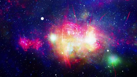 Space Flight Into A Star Field Galaxy Milky Way Center Animation