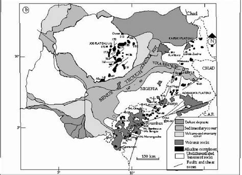 Geology Of Nigeria As Shown By Major Stratigraphic Structures After