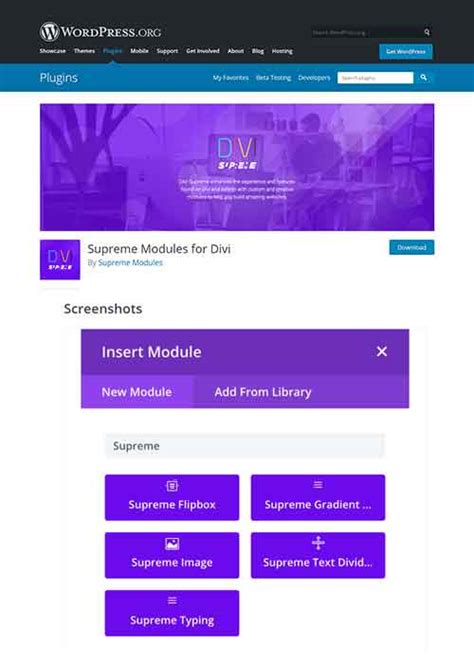 Free Supreme Modules For Divi Plugin Pro Version Available