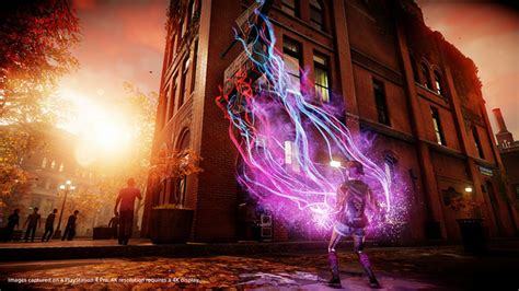 Infamous Second Sonfirst Light Ps4 Pro Enhancements Detailed Gamespot