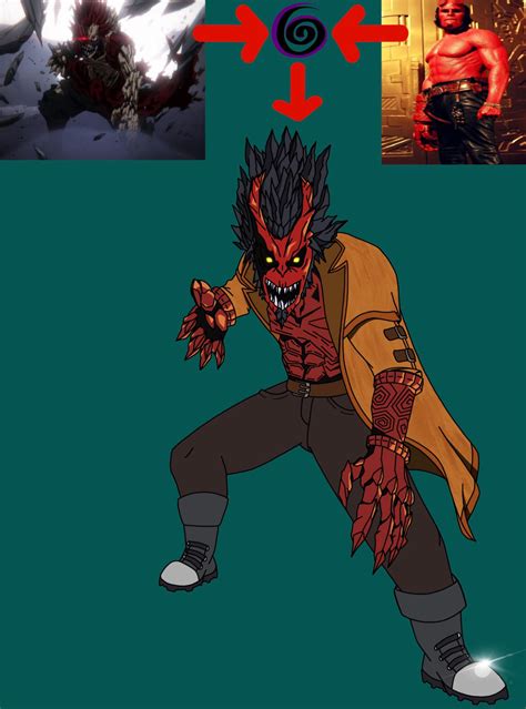 Hellboy Fused With Red Riot By Galahound19 On Deviantart