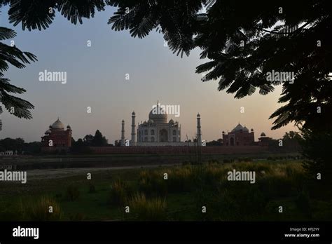 Taj Mahal Complex In Agra India Stock Photo Alamy