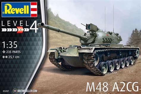 M48 A2cg Patton 03287 135 Revell Kits