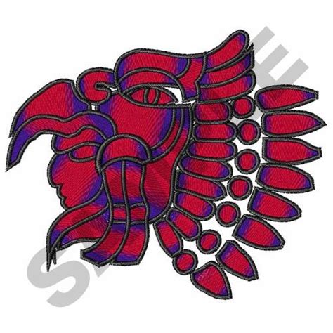 Aztec Warrior Embroidery Designs Machine Embroidery