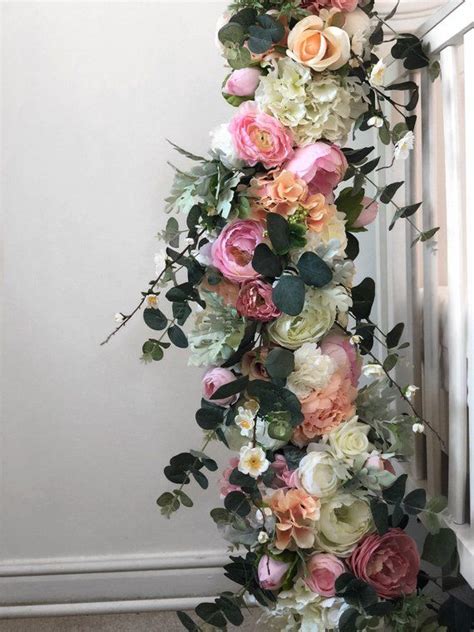 Blush Pink Artificial Flower Garland Wedding Arch Event Decoration