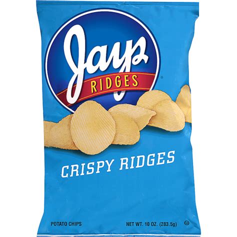 Jays Potato Chips Crispy Ridges Chips Crisps Pretzels Martins