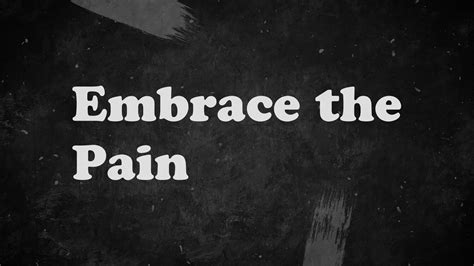 Embrace The Pain — Chester Freedom Ministries