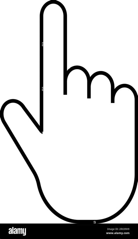 Gestures Fingers Hand Palm Icons Pointers Middle Finger Gesture Stock