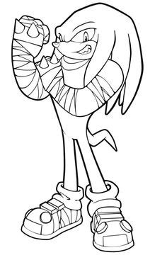 All coloring pages » cartoon » sonic the hedgehog » sonic and knuckles. awesome Sonic Unleashed Coloring Pages