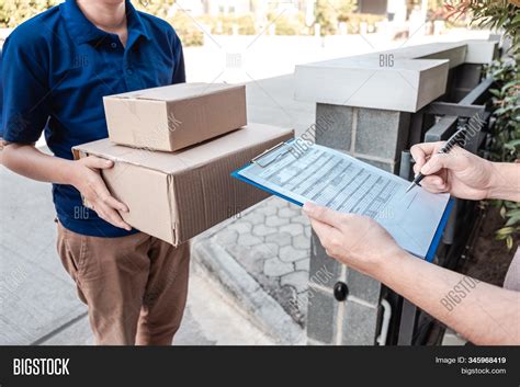 Young Delivery Man Image And Photo Free Trial Bigstock