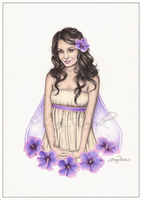 Zindy Zonedk New Drawings Fantasy Drawings Hibiscus Fairy Summer