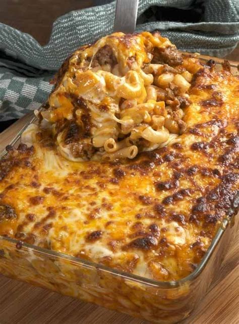 Cheesy Macaroni With Beef Keto Low Carb Recipes
