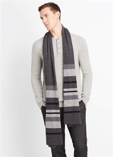 About 22% of these are silk scarves, 36 a wide variety of men scarf blanket options are available to you, such as material, item type, and. Vince Wool Striped Blanket Scarf in Gray for Men (Heath ...
