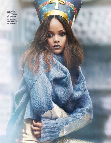 Rihanna Vogue Arabia Magazine November 2017 Issue Celebmafia
