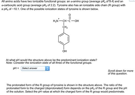 The longest chain containing the cooh group gives the stem; Solved: All Amino Acids Have Two Ionizable Functional Grou ...