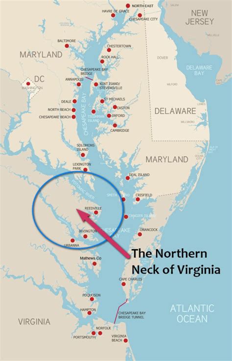 33 Northern Neck Va Map Maps Database Source Virginia Map