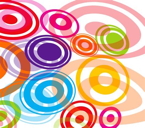 Abstract Colored Circles Vector Graphic Free Vector Graphics All