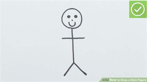 How To Draw A Stick Figure 7 Steps With Pictures Wikihow