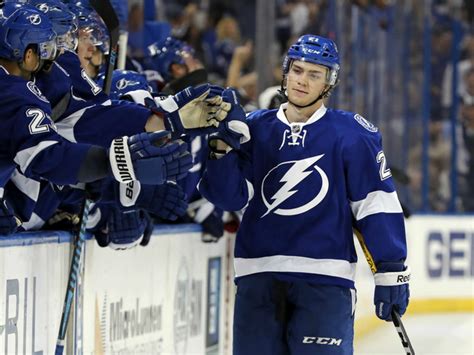 His offensive skills, speed and hockey iq are off the charts, and his defensive game is already mature. Brayden Point scores in overtime, Lightning beat ...