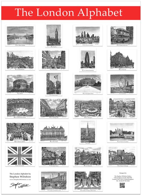 Stephen Wiltshire Reveals The All New London Alphabet