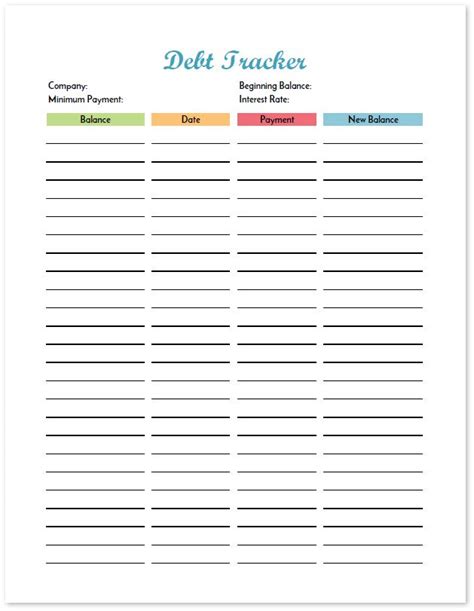 You can select any border (there are hundreds available) and you can change the color of the tables. Budget Binder Printable: How To Organize Your Finances | Budget binder, Debt payoff printables ...