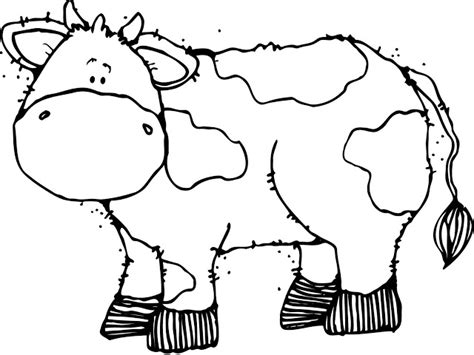 Cow Coloring Pages For Kids At Getdrawings Free Download