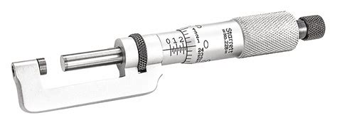 Starrett Digital Hub Micrometer Operation Type Mechanical Range 0 In