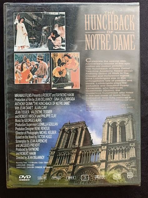 Dvd The Hunchback Of Notre Dame Hobbies And Toys Music And Media Cds