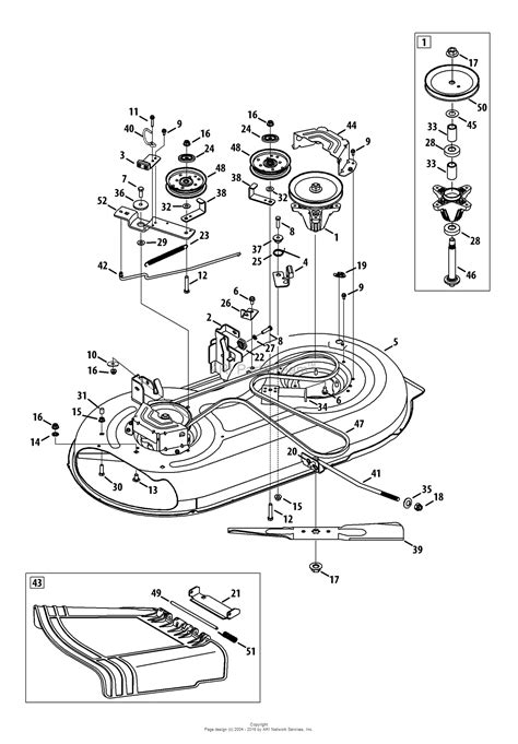 Mtd 13a277ss099 247288820 Lt1500 2013 Parts Diagram For Mower Deck