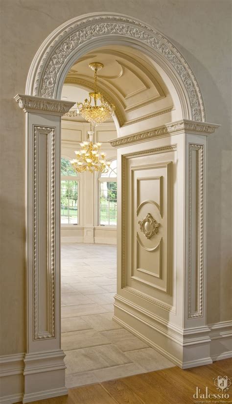 Arched Doorway And Elaborate Architectural Details Classical Style