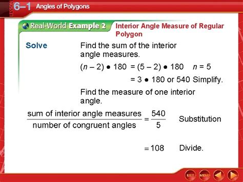 Calculate the sum of all the interior angles of the polygon. Each Of The Interior Angles Of A Regular Polygon Is 140 ...