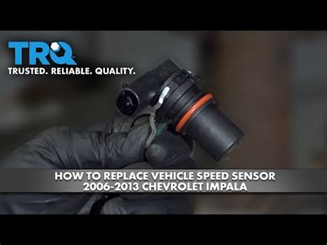 How To Replace Vehicle Speed Sensor Chevrolet Impala YouTube