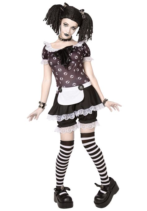 Plus Size Gothic Rag Doll Costume Plus Size Sexy Gothic Costumes