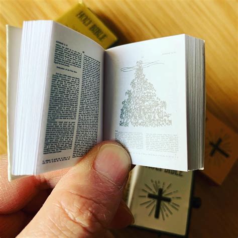 Miniature Holy Bible Book 16 Scale Etsy
