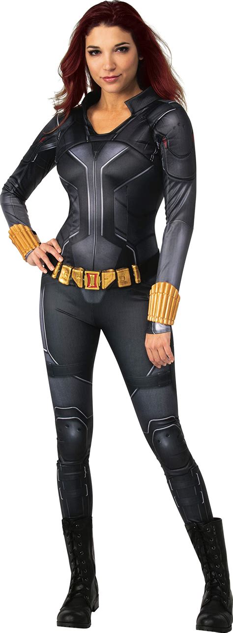 Buy Womens Marvel Studios Black Widow Movie Deluxe Black Suit Costume