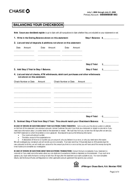 Chase Bank Statement Pdf Fill Out And Sign Online Dochub