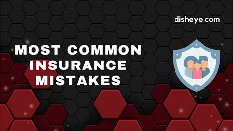 How To Avoid The Most Common Insurance Mistakes Dish Eye
