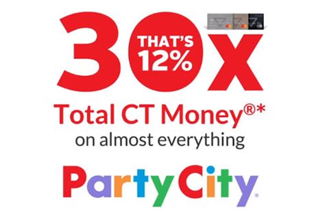 Triangle Rewards Offer Up To 30x At Party City