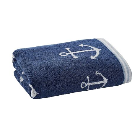 Blue hand towel 600gsm navy, and free delivery on eligible orders,great prices on your favourite home brands.blue hand towel 600gsm navy,aj towelling,navy blue hand towel, 600gsm. Anchor Motif Navy Hand Towel | Blue hand towels, Towel ...
