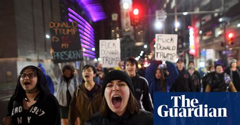 anti trump protests continue across the us in pictures world news the guardian