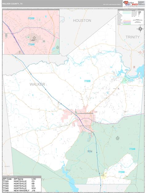 Walker County Texas Precinct Map